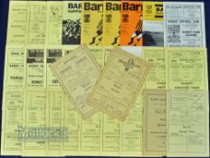 Selection of Barnet FC home match programmes to include 1947/48 Hendon, 1949/50 Leyton, 1951/52