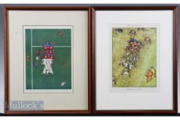 1931/1944 Punch Rugby Prints by 'Fougasse' (2): In 16