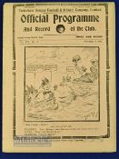 1926/27 Tottenham Hotspur v Bolton Wanderers Div. 1 match programme 30 October 1926, fair condition.