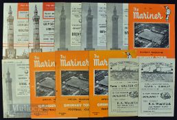Collection of Grimsby Town home match programmes 1947/48 Burnley, 1950/51 Exeter City (FAC), 1952/53