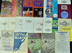 Collection of Crystal Palace home match programmes 1945/46 Norwich City (LC), 1948/49 Notts