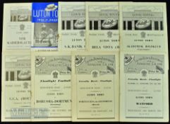 Luton Town home friendlies programmes 1953/54 Watford (Invitation Cup), Portuguesa des Despotoros (