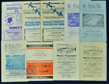 Selection of Bangor City home match programmes to include 1958/59 Swansea Town (Welsh Cup), 1964/