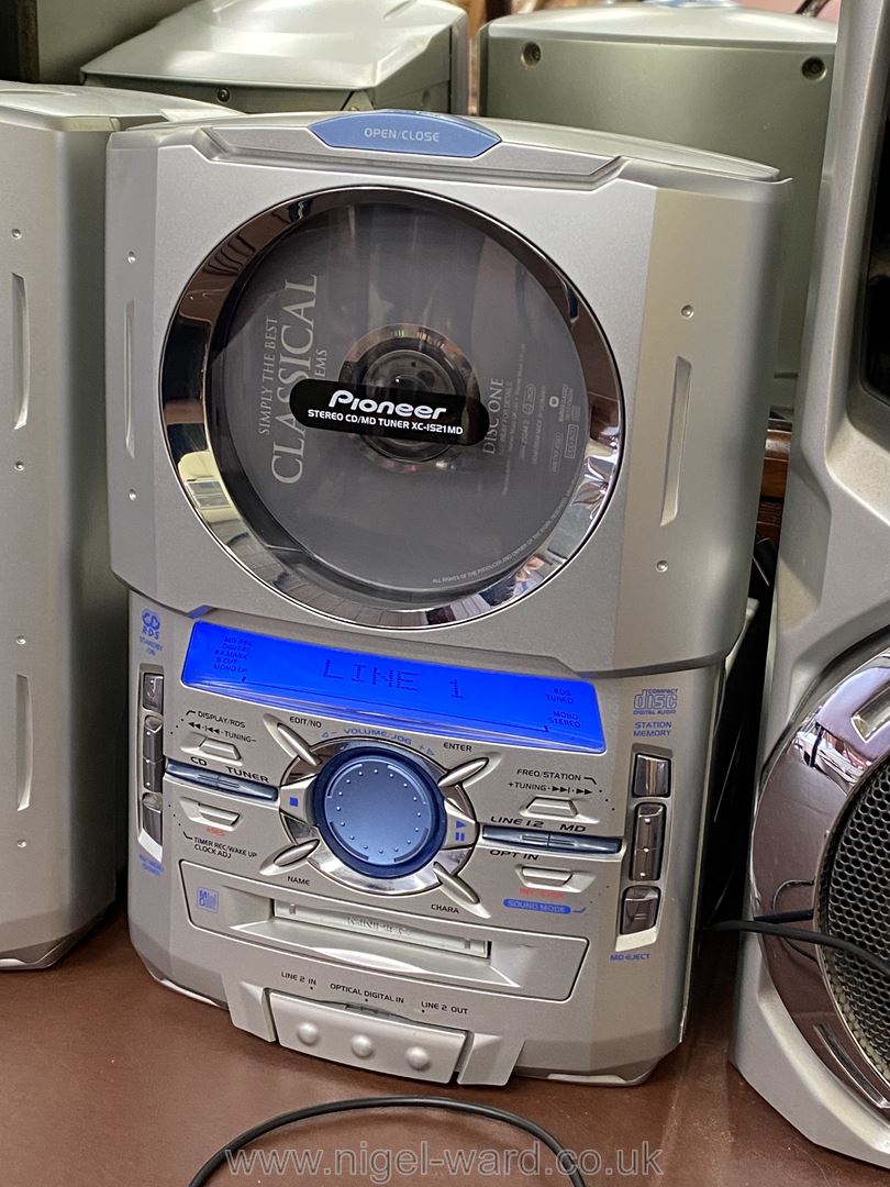 Pioneer STEREO CD／MD TUNER XC-J7 MD Pioneer XC-J7MD [MiniDisc Wiki]