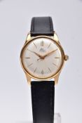 A GENTS 'ELCO' WRISTWATCH, hand wound movement, round silver dial signed 'Elco, 17 jewels', Arabic