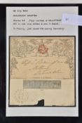 GB 1840 ONE PENNY MULREADY WRAPPER A4 used by red Mx