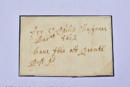 GB VERY GOOD COLLECTION OF POSTAL HISTORY RELATING TO THE LAKE DISTRICT from 1672 to 1804 noting