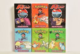 SIX POKEMON TEAM ROCKET THEME DECKS AND BASE SET 2 THEME DECKS, Pokemon Trouble, Devastation,