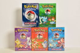 FIVE POKEMON BASE SET THEME DECKS UNOPENED AND SEALED, Pokemon 2-Player Starter Set, Overgrowth,