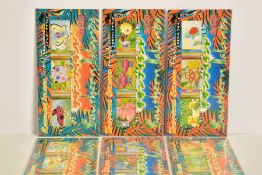 A COMPLETE JAPANESE POKEMON SOUTHERN ISLANDS COLLECTION CARD SET, five folders all still sealed in