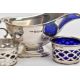 FOUR ITEMS OF SILVERWARE, to include a late Victorian silver sugar bowl with engraved swag, shell - Image 3 of 5