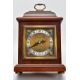 A BURR WOOD CASED GARRARD MANTLE CLOCK, London Elliott mantel clock the silvered ring set with Roman - Image 6 of 6