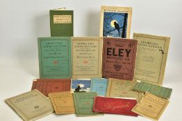 AMMUNITION SALES PRICE LIST BY KYNOCH, ELEY & NOBLE, namely:- Kynoch Ammunition & Gunpowder price