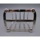 An Asprey silver toast rack , a silver handled button hook and a silver teaspoon. - Image 3 of 15