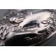 An Asprey silver toast rack , a silver handled button hook and a silver teaspoon. - Image 13 of 15