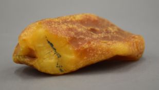 A large piece of natural amber. 90.6 grammes.