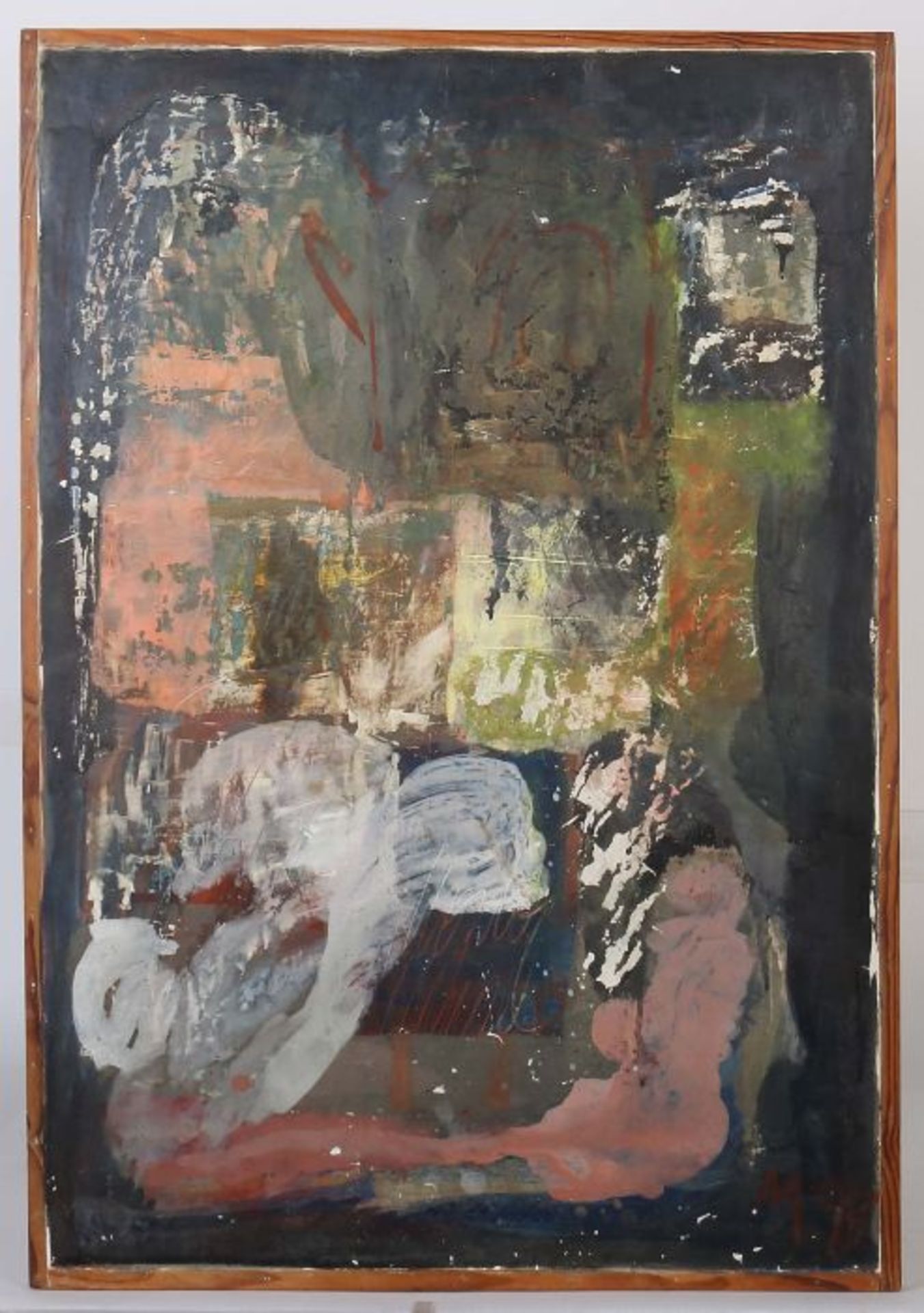 Mordo, Michael geb. 1961 in Stuttgart, Stud. an der AdBK in Stuttgart. "Ohne Titel", abstrakte - Bild 2 aus 3