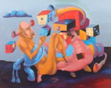 Popov, Victor geb. 1952 in Ost-Kasachstan, Kunststud. in Lvov (Lemberg). 