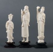 3 Beinfiguren wohl Japan, späte