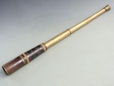 Broadhurst Clarkson & Co London 1916 military WW1 telescope, Mk IV serial number 13974 and broad