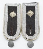 German WW2 Third Reich Waffen SS officer's rank shoulder boards