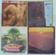 Approximately 50 albums including Etta James, Gary US Bonds, Jewel Akons, Sandy Nelson,
