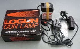 The Logan Rechargeable Gun Lamp, in original box.