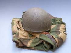 British Army replica Paratroopers helmet and Denison smock