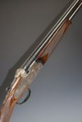 Beretta SO3 EL 12 bore over and under sidelock ejector shotgun with fine scrolling engraving to