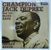 Champion Jack Dupree - Champion Jack Dupree and His Blues Band (SKL4871) record and cover appear VG