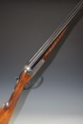 Gogswell & Harrison 20 bore side by side ejector shotgun with engraved lock, trigger guard,