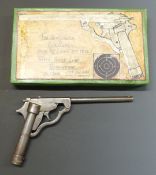 Lincoln Jefferies The 'Lincoln' .177 air pistol with barrel cocking mechanism and fixed sights,