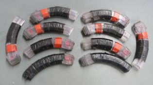 Ten Ruger BX-25 or similar clear extended rifle magazines.