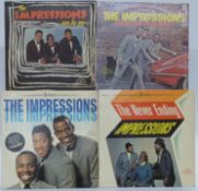 The Impressions - Ten Albums including The Impressions, The Never Ending, Keep On Pushing, One By