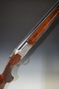 Winchester Diamond Grade Sporter 12 bore over and under shotgun with engraved lock, underside,
