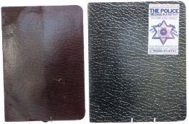 The Police - Message In A Bottle (PR4400) and Can't Stand Losing You (AM2147) badge shaped picture