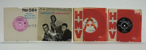 The Impressions - People Get Ready (POP 1408) demo, appears EX, Amen (POP 1492), factory sample,