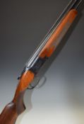 Browning B26 12 bore over and under ejector shotgun with engraved lock, semi-pistol grip and forend,