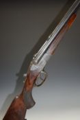 August Wolf Suhl 16 bore and 8mm x 57 drilling combination rifle and shotgun with heavily engraved