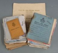 RAF ephemera relating to LAC(A/Cpl) R P Cooper including service and release book, letters, many