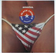 The Black Crowes, Amorica (74321 236821) white vinyl, record, inner and cover with sticker appear VG
