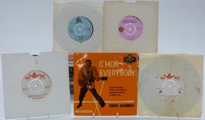 Approximately 60 singles including Eddie Cochran, Little Willie John, La Vern Baker, The Duprees,