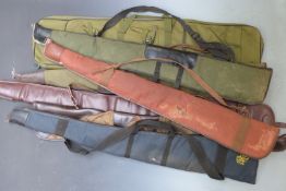 Seven padded gun slips including one Maionchi.