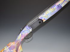 Beretta 686 Essential 12 bore over and under ejector shotgun with signed black lock, custom