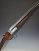 Midland Gun Company 12 bore side by side shotgun with border engraved lock, trigger guard,