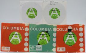 Promo / Demo - 38 singles on green and white Columbia