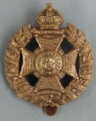 British Army Rifle Brigade other ranks all brass cap badge