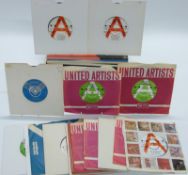 Promo / Demo - 18 singles on red/white, green/white and blue/silver United Artists