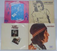 Link Wray - five albums including Stuck In Gear, Beans and Fatback, Good Rockin' plus two Robert