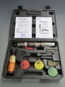 Blitz Turbocut 9mm captive bolt gun, new in original fitted case with accessories and blanks.